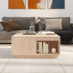 vidaXL - Salontafel - 80x81x36,5 - cm - massief - grenenhout