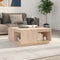 vidaXL - Salontafel - 80x81x36,5 - cm - massief - grenenhout