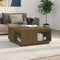 vidaXL - Salontafel - 80x81x36,5 - cm - massief - grenenhout - honingbruin