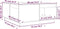 vidaXL - Salontafel - 80x81x36,5 - cm - massief - grenenhout