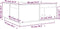 vidaXL - Salontafel - 80x81x36,5 - cm - massief - grenenhout - honingbruin