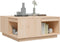 vidaXL - Salontafel - 80x81x36,5 - cm - massief - grenenhout