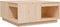 vidaXL - Salontafel - 80x81x36,5 - cm - massief - grenenhout