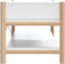 vidaXL - Salontafel - 82x48x45 - cm - bewerkt - hout - wit