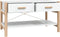 vidaXL - Salontafel - 82x48x45 - cm - bewerkt - hout - wit
