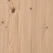 vidaXL - Salontafel - 82x48x45 - cm - bewerkt - hout - zwart