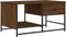 vidaXL - Salontafel - 85,5x51x45 - cm - bewerkt - hout - bruin - eikenkleur