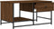 vidaXL - Salontafel - 85,5x51x45 - cm - bewerkt - hout - bruin - eikenkleur