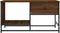 vidaXL - Salontafel - 85,5x51x45 - cm - bewerkt - hout - bruin - eikenkleur