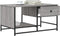 vidaXL - Salontafel - 85,5x51x45 - cm - bewerkt - hout - grijs - sonoma