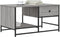 vidaXL - Salontafel - 85,5x51x45 - cm - bewerkt - hout - grijs - sonoma