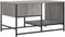 vidaXL - Salontafel - 85,5x51x45 - cm - bewerkt - hout - grijs - sonoma