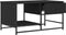 vidaXL - Salontafel - 85,5x51x45 - cm - bewerkt - hout - zwart