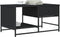 vidaXL - Salontafel - 85,5x51x45 - cm - bewerkt - hout - zwart