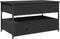 vidaXL - Salontafel - 85x50x50 - cm - bewerkt - hout - en - metaal - zwart