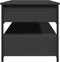 vidaXL - Salontafel - 85x50x50 - cm - bewerkt - hout - en - metaal - zwart