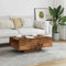 vidaXL - Salontafel - 85x55x31 - cm - bewerkt - hout - oud - houtkleurig