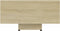 vidaXL - Salontafel - 85x55x31 - cm - bewerkt - hout - sonoma - eikenkleurig