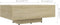 vidaXL - Salontafel - 85x55x31 - cm - bewerkt - hout - sonoma - eikenkleurig