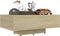 vidaXL - Salontafel - 85x55x31 - cm - bewerkt - hout - sonoma - eikenkleurig