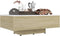 vidaXL - Salontafel - 85x55x31 - cm - bewerkt - hout - wit - en - sonoma - eikenkleurig