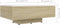 vidaXL - Salontafel - 85x55x31 - cm - bewerkt - hout - wit - en - sonoma - eikenkleurig