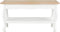 vidaXL - Salontafel - 87,5x42x44 - cm - massief - grenenhout - wit - en - bruin