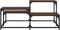 vidaXL - Salontafel - 87,5x87,5x40 - cm - bewerkt - hout - bruin - eikenkleur