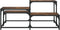 vidaXL - Salontafel - 87,5x87,5x40 - cm - bewerkt - hout - gerookt - eikenkleurig
