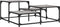 vidaXL - Salontafel - 87,5x87,5x40 - cm - bewerkt - hout - grijs - sonoma - eikenkleur