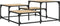vidaXL - Salontafel - 87,5x87,5x40 - cm - bewerkt - hout - sonoma - eikenkleurig