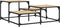 vidaXL - Salontafel - 87,5x87,5x40 - cm - bewerkt - hout - sonoma - eikenkleurig