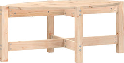 vidaXL - Salontafel - 87x48x35 - cm - massief - grenenhout