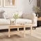 vidaXL - Salontafel - 87x48x35 - cm - massief - grenenhout