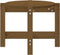 vidaXL - Salontafel - 87x48x35 - cm - massief - grenenhout - honingbruin