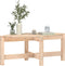 vidaXL - Salontafel - 87x48x35 - cm - massief - grenenhout