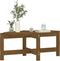 vidaXL - Salontafel - 87x48x35 - cm - massief - grenenhout - honingbruin