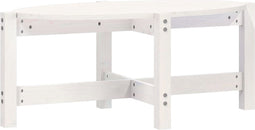 vidaXL - Salontafel - 87x48x35 - cm - massief - grenenhout - wit