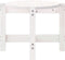 vidaXL - Salontafel - 87x48x35 - cm - massief - grenenhout - wit