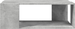 vidaXL - Salontafel - 89,5x48x30 - cm - bewerkt - hout - betongrijs