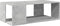 vidaXL - Salontafel - 89,5x48x30 - cm - bewerkt - hout - betongrijs