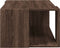 vidaXL - Salontafel - 89,5x48x30 - cm - bewerkt - hout - bruin - eikenkleurig