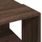 vidaXL - Salontafel - 89,5x48x30 - cm - bewerkt - hout - bruin - eikenkleurig