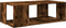 vidaXL - Salontafel - 89,5x48x30 - cm - bewerkt - hout - gerookt - eikenkleurig