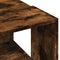 vidaXL - Salontafel - 89,5x48x30 - cm - bewerkt - hout - gerookt - eikenkleurig