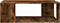 vidaXL - Salontafel - 89,5x48x30 - cm - bewerkt - hout - gerookt - eikenkleurig