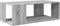 vidaXL - Salontafel - 89,5x48x30 - cm - bewerkt - hout - grijs - sonoma - eikenkleurig