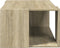 vidaXL - Salontafel - 89,5x48x30 - cm - bewerkt - hout - sonoma - eikenkleurig