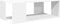 vidaXL - Salontafel - 89,5x48x30 - cm - bewerkt - hout - wit