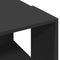 vidaXL - Salontafel - 89,5x48x30 - cm - bewerkt - hout - zwart